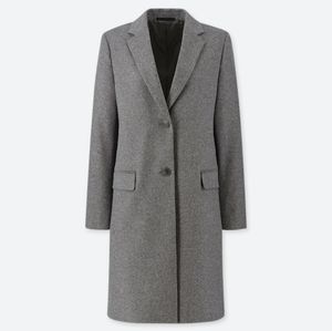Cashmere Uniqlo Grey Coat